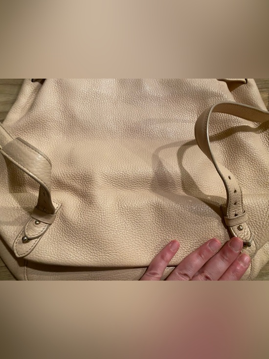 Cuyana 13 Inch Classic Pebbled Leather Backpack Tote in Blush main image 8